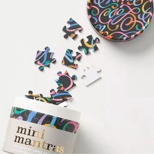 NWT Anthropologie Mini Mantras Puzzle Set